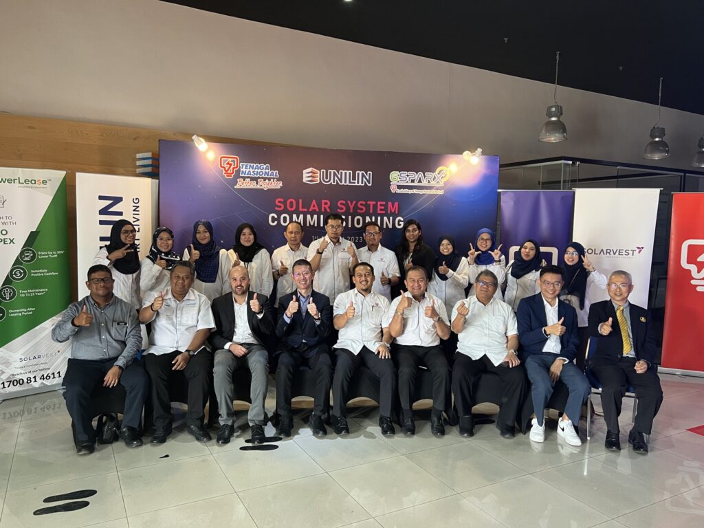 Solar System Commissioning Event Between TNB, UNILIN and GSPARX